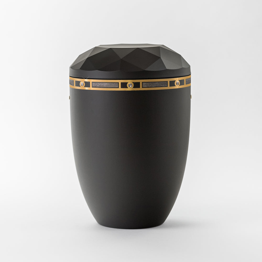 Reliefurne mit Dekor "Goldornament Art Déco"