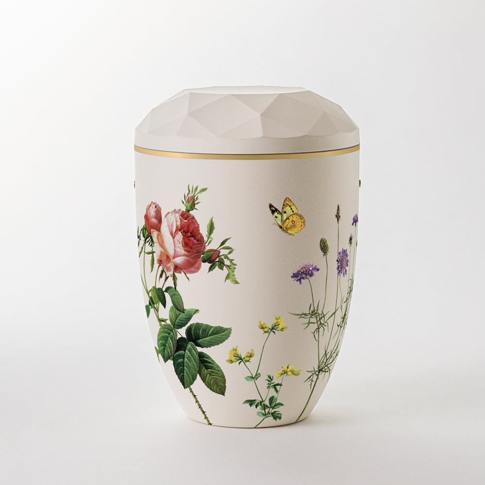 Reliefurne mit Dekor "Blumenwiese"