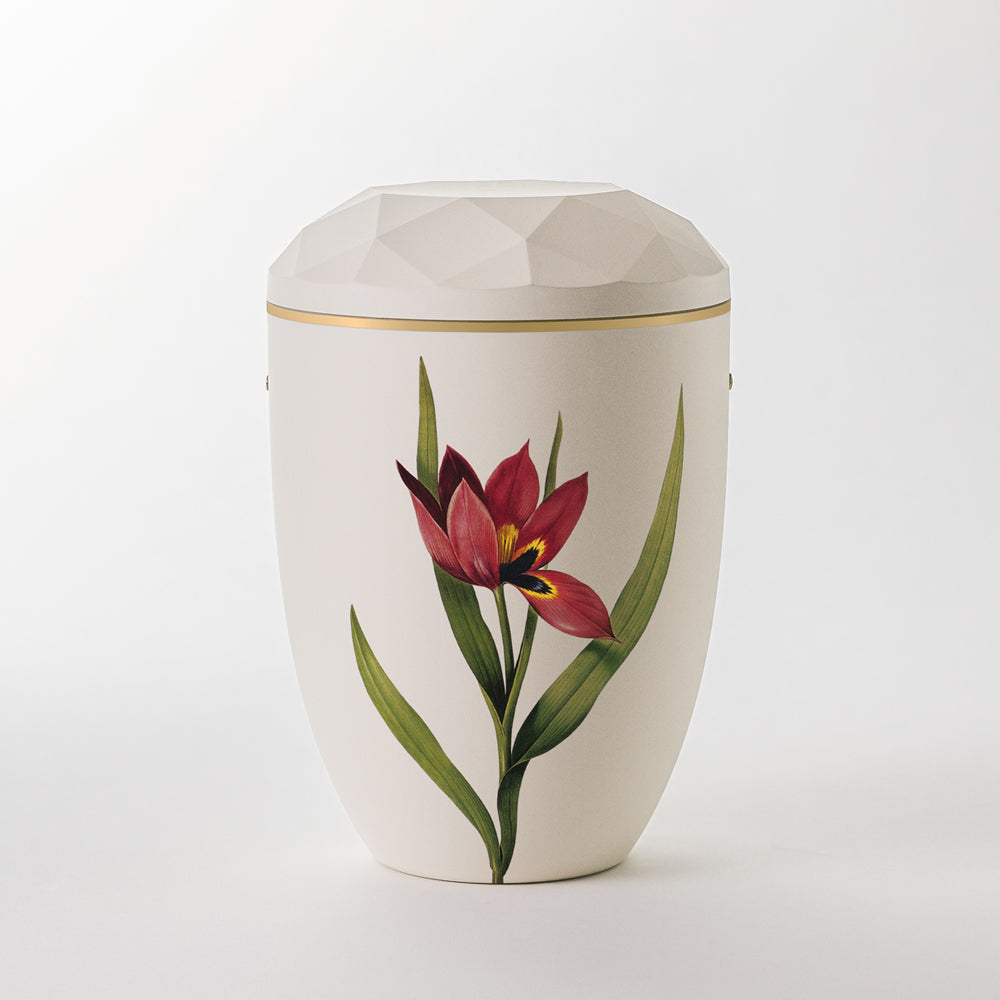 Reliefurne mit Dekor "Tulpe"