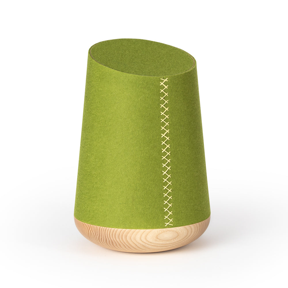 Holz-Filzurne "Maigrün"