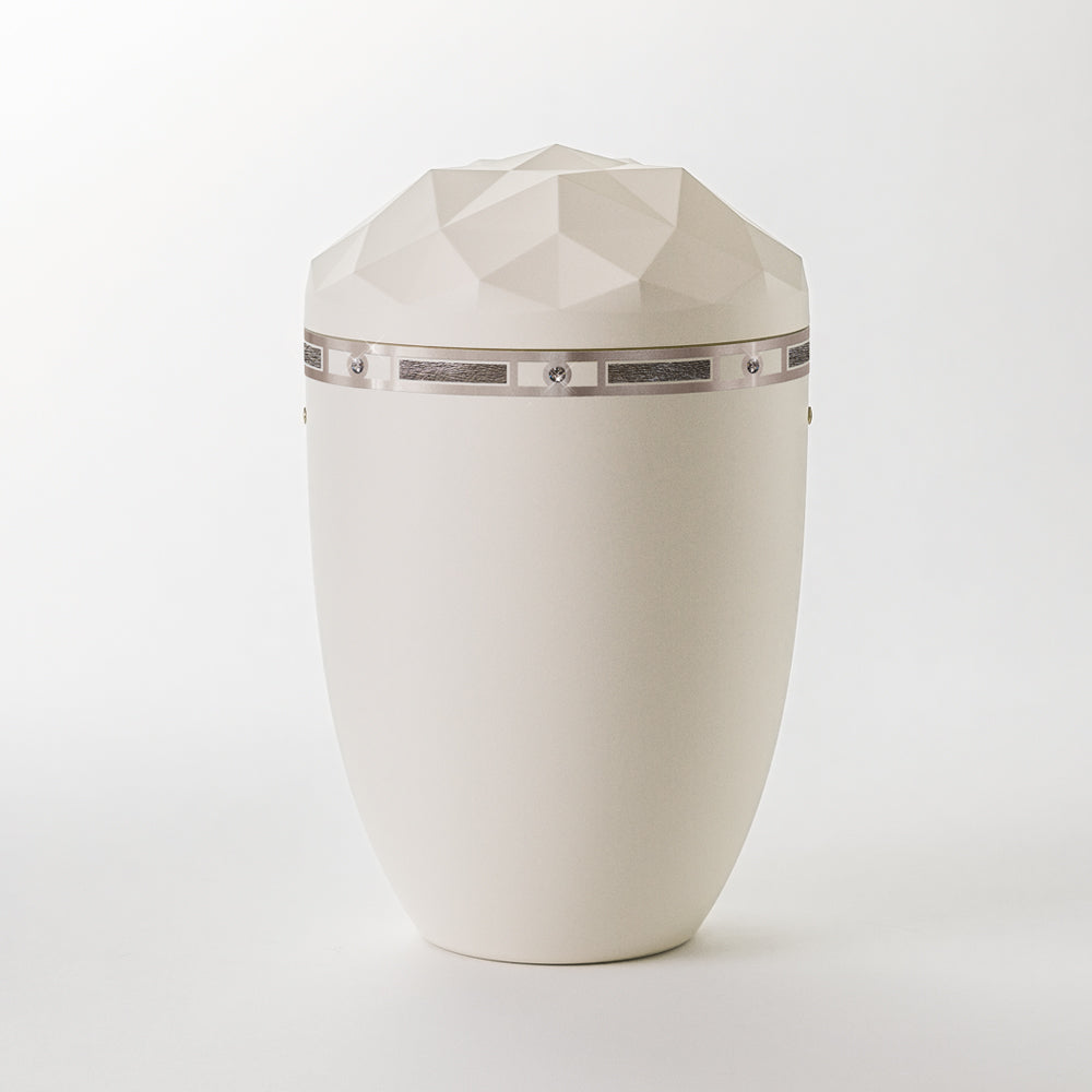 Reliefurne mit Dekor "Silberornament Art Déco"