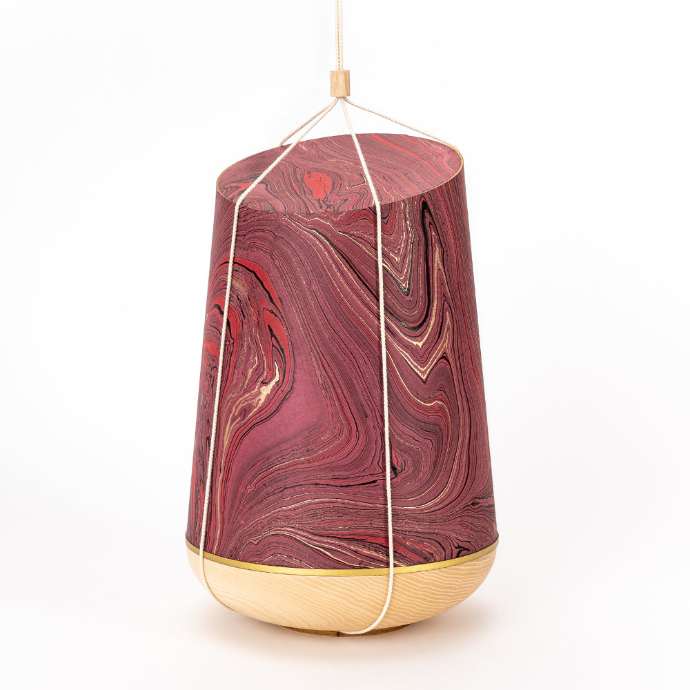 Marmoré-Holzurne "Burgund-Gold"