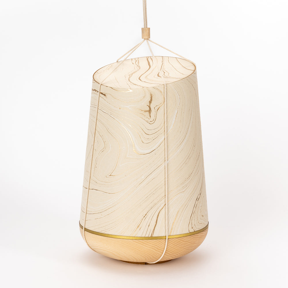 Marmoré-Holzurne "Champagner-Gold"