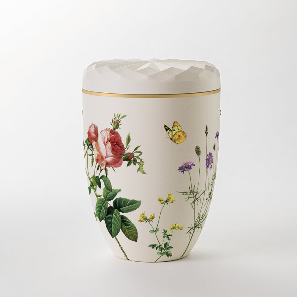 Reliefurne mit Dekor "Blumenwiese"