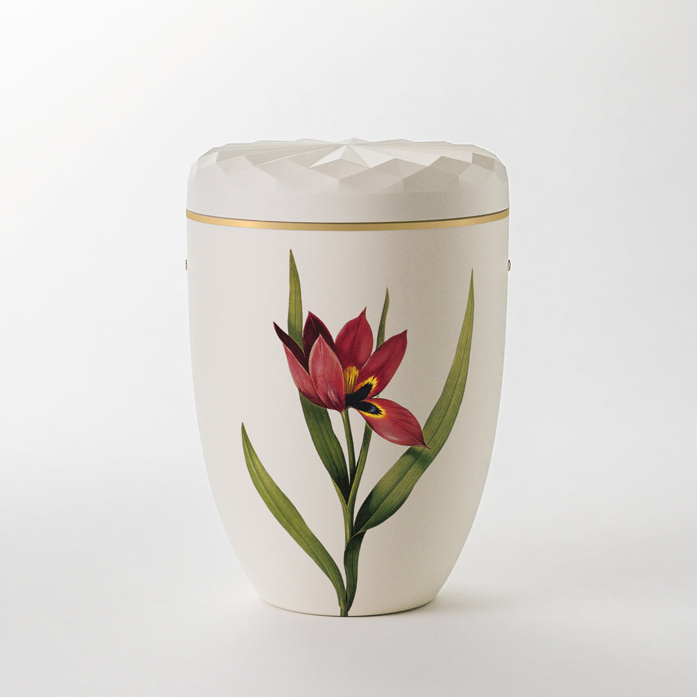 Reliefurne mit Dekor "Tulpe"